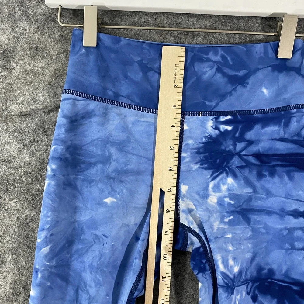 Zyia Active Leggings Girls Small (8-9) Blue Tie Dye Hendrix Light N Tight - Picture 9 of 12